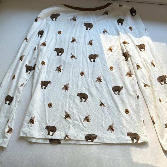 Kyte baby 6T honey bear long sleeve crew neck unisex shirt - Picture 4 of 4